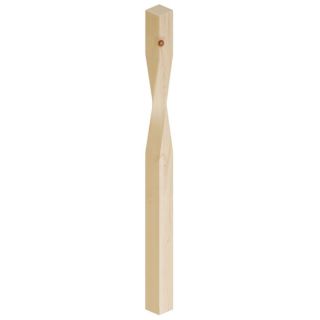 Pine Twist Newel Post